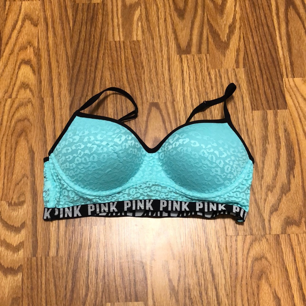 Pink bra